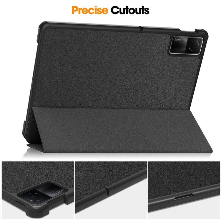 Factory Wholesale Luxury PU Leather Tri-fold Stand 2023 11 Inch Smart Tablet Protection Cover Case for Xiaomi Redmi Pad SE