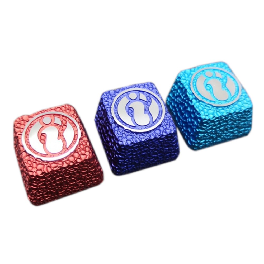 Wholesale professional custom design blank animation craftsman gold metal aluminum keyboard game key cover key cap