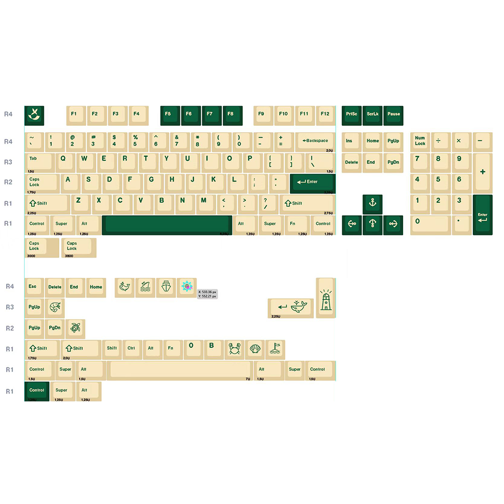 Custom Pbt material key cover Diy various styles dye sublimation heat sublimation Oem key cap