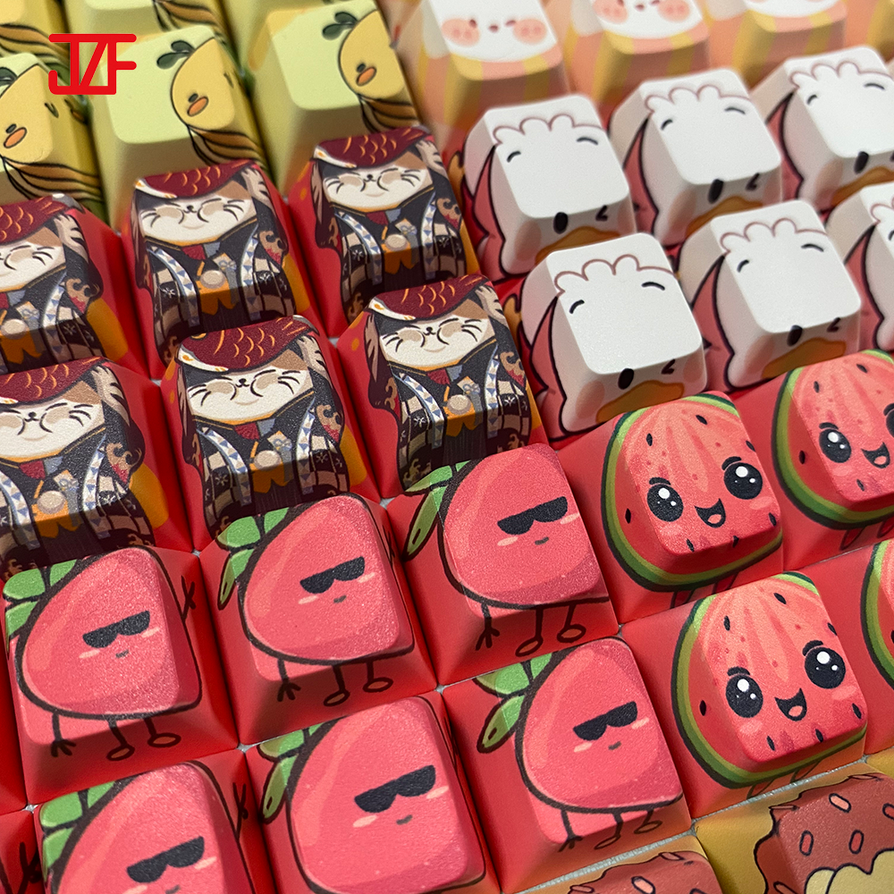 Custom Pbt material key cover Diy various styles dye sublimation heat sublimation Oem key cap