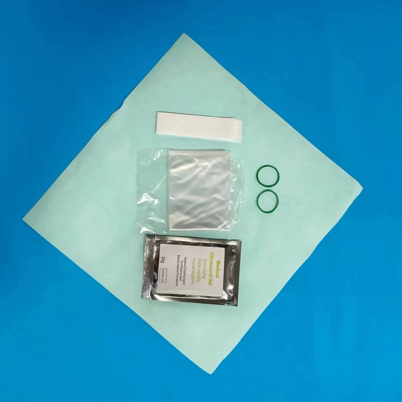Disposable Medical Ultrasound Probe Cover with Gel Transducer cover with gel keyboard cover