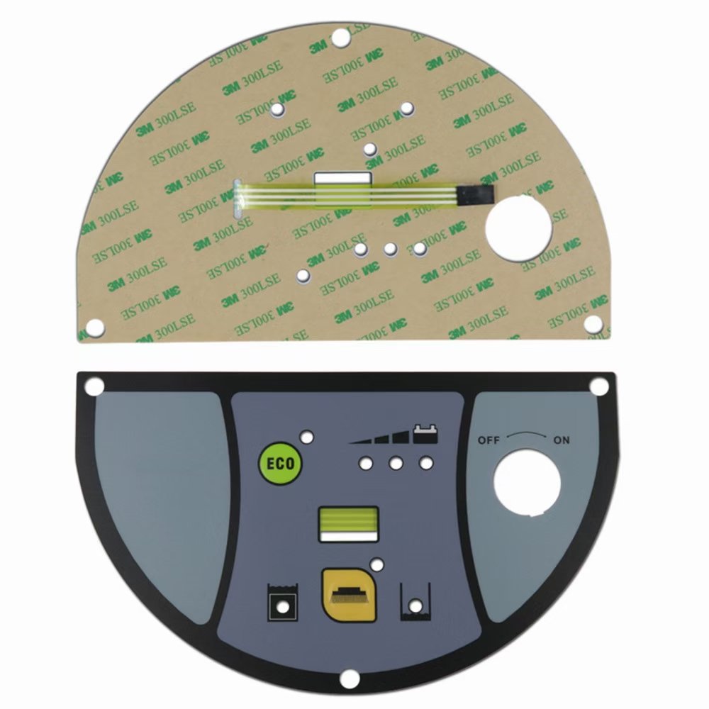 hot selling membrane switch adhesive stickers silk screen prints flexible circuit keypad keyboard thin film control panel