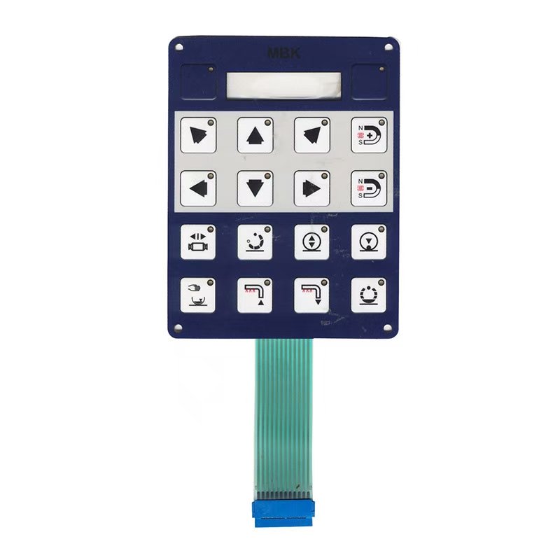 hot selling membrane switch adhesive stickers silk screen prints flexible circuit keypad keyboard thin film control panel