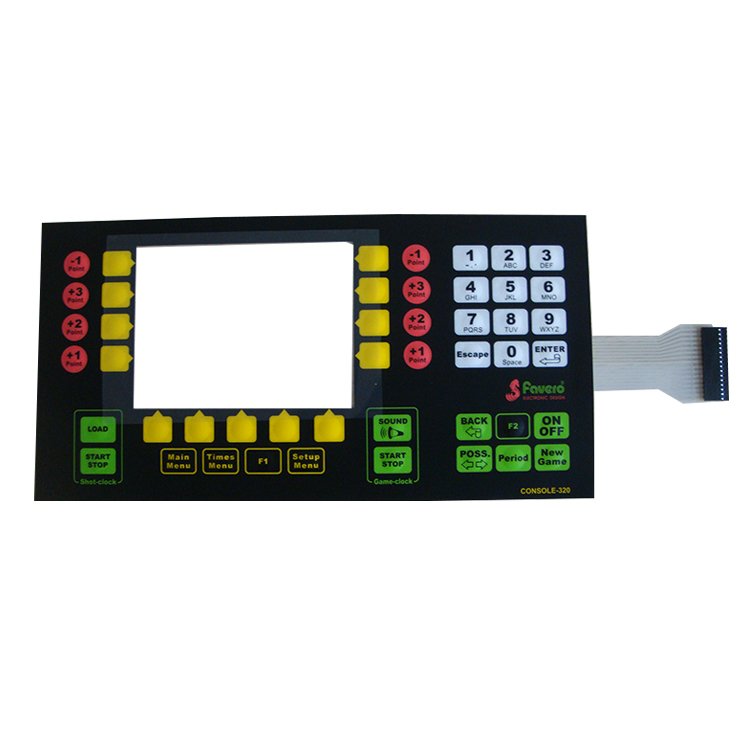 Smart electronic washing machine control panel with 3M adhesive