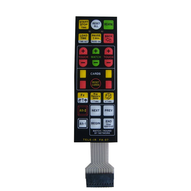 Smart electronic washing machine control panel with 3M adhesive