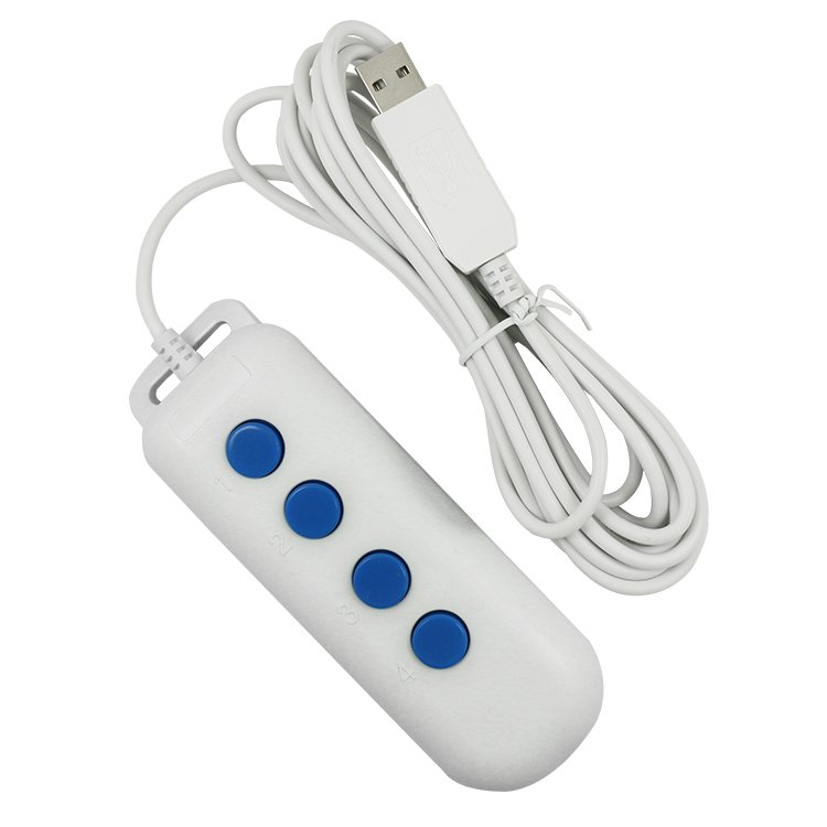 4 key Programmable USB Macro Key Button Game PC Switch Control Keyboard Customized Combination Button keypad