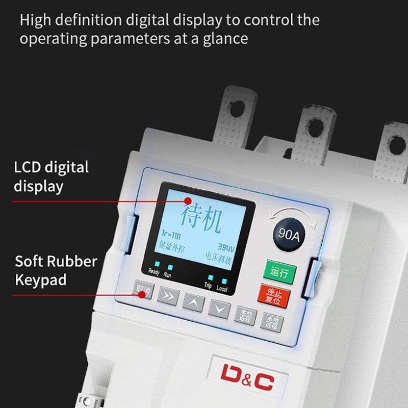 ShangDe 380V 440V three phase intelligent online motor soft starter manufacture for pumps