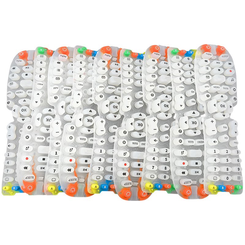 Molded Products and Parts Fkm Silicone Rubber Part NBR Rubber High Quality Customize Silicone keyboard Moulding