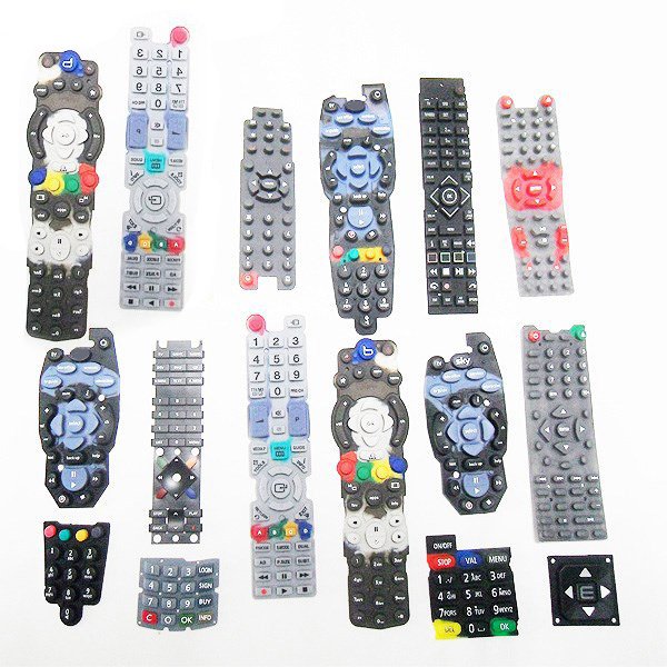 Molded Products and Parts Fkm Silicone Rubber Part NBR Rubber High Quality Customize Silicone keyboard Moulding