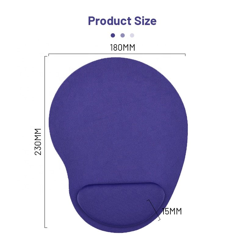 Non-Slip Base Gaming Mouse Pad PC Mouse Pad with Memory Foam Support Rest Custom Mouse Pad Ergonomic Comfortable for Office Home
