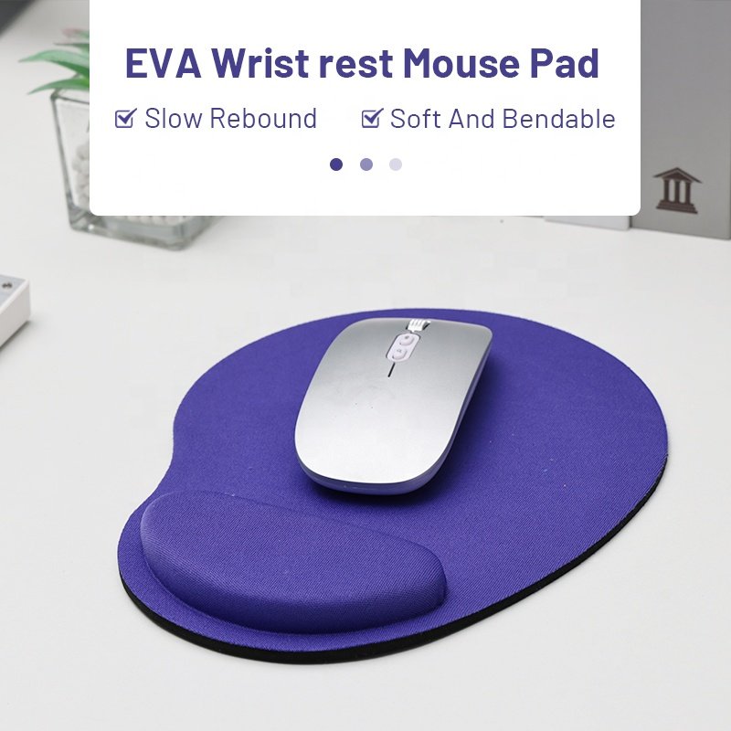 Non-Slip Base Gaming Mouse Pad PC Mouse Pad with Memory Foam Support Rest Custom Mouse Pad Ergonomic Comfortable for Office Home