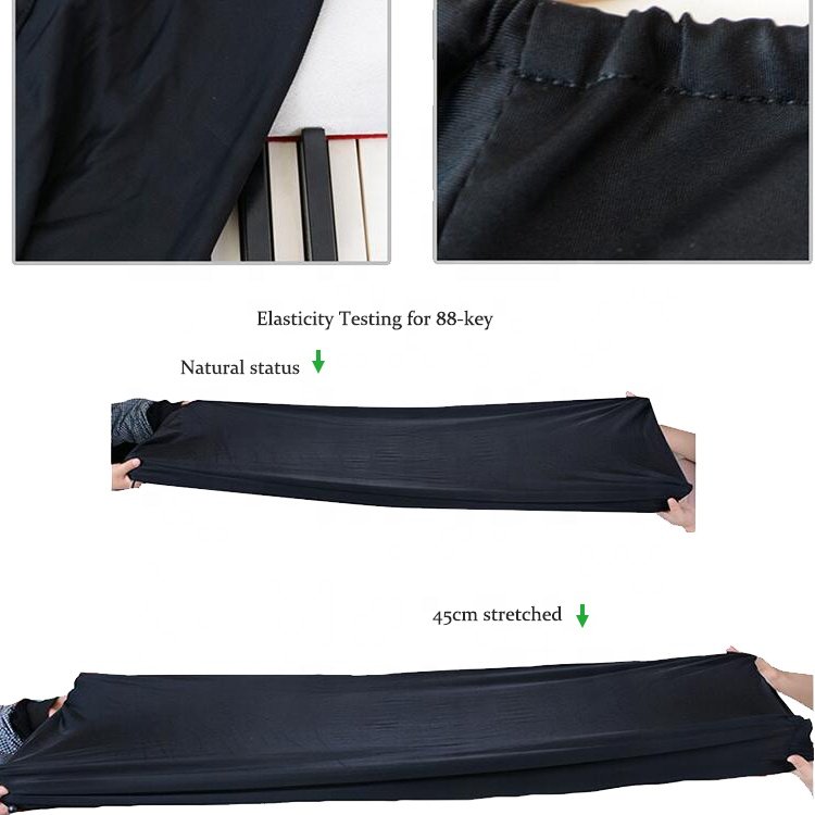 Elastic Spandex Piano Keyboard Dust Proof Cover 61/73/76/88