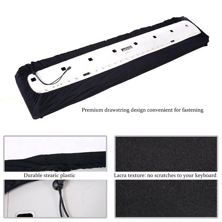 Elastic Spandex Piano Keyboard Dust Proof Cover 61/73/76/88
