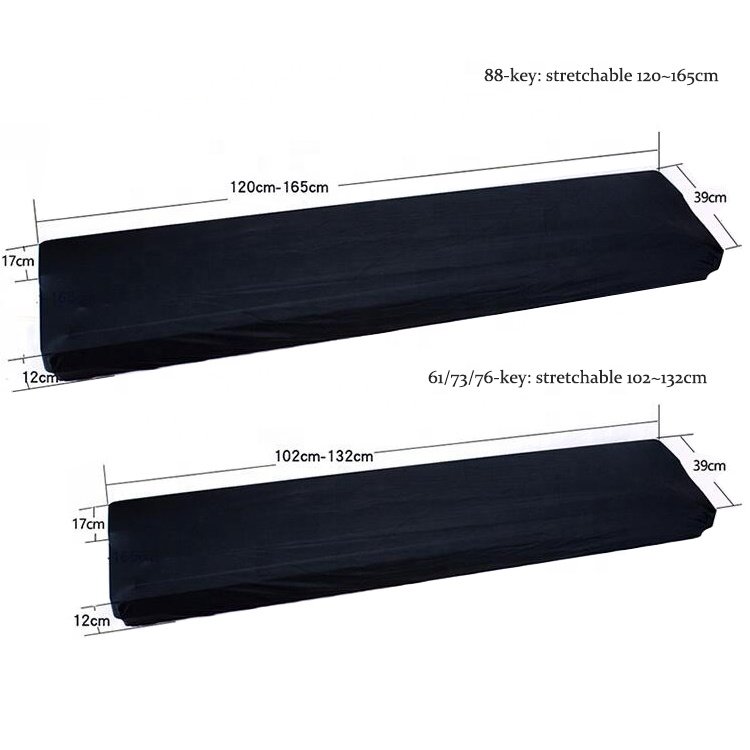 Elastic Spandex Piano Keyboard Dust Proof Cover 61/73/76/88