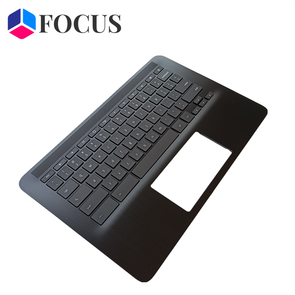For HP Chromebook 14 G7 Palmrest Upper Case w/ Keyboard M47207-001