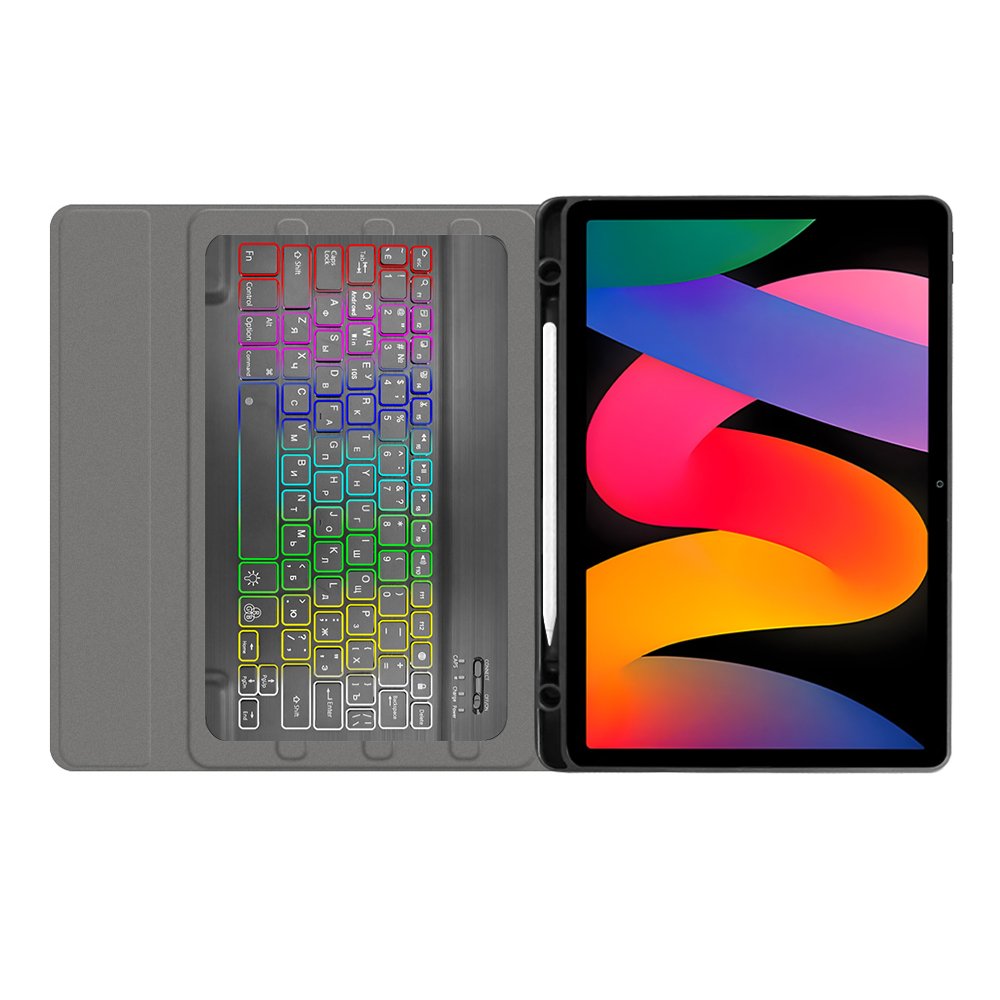 7-colors RGB backlit wireless keyboard case for Xiaomi Redmi Pad SE 11 tablet case cover