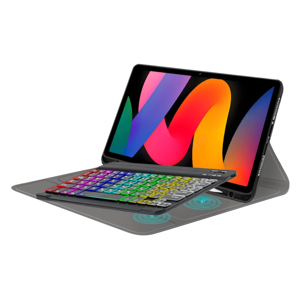7-colors RGB backlit wireless keyboard case for Xiaomi Redmi Pad SE 11 tablet case cover
