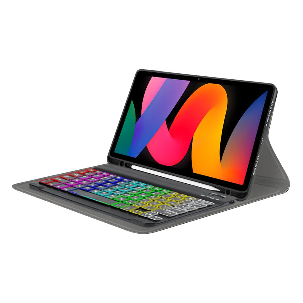 7-colors RGB backlit wireless keyboard case for Xiaomi Redmi Pad SE 11 tablet case cover