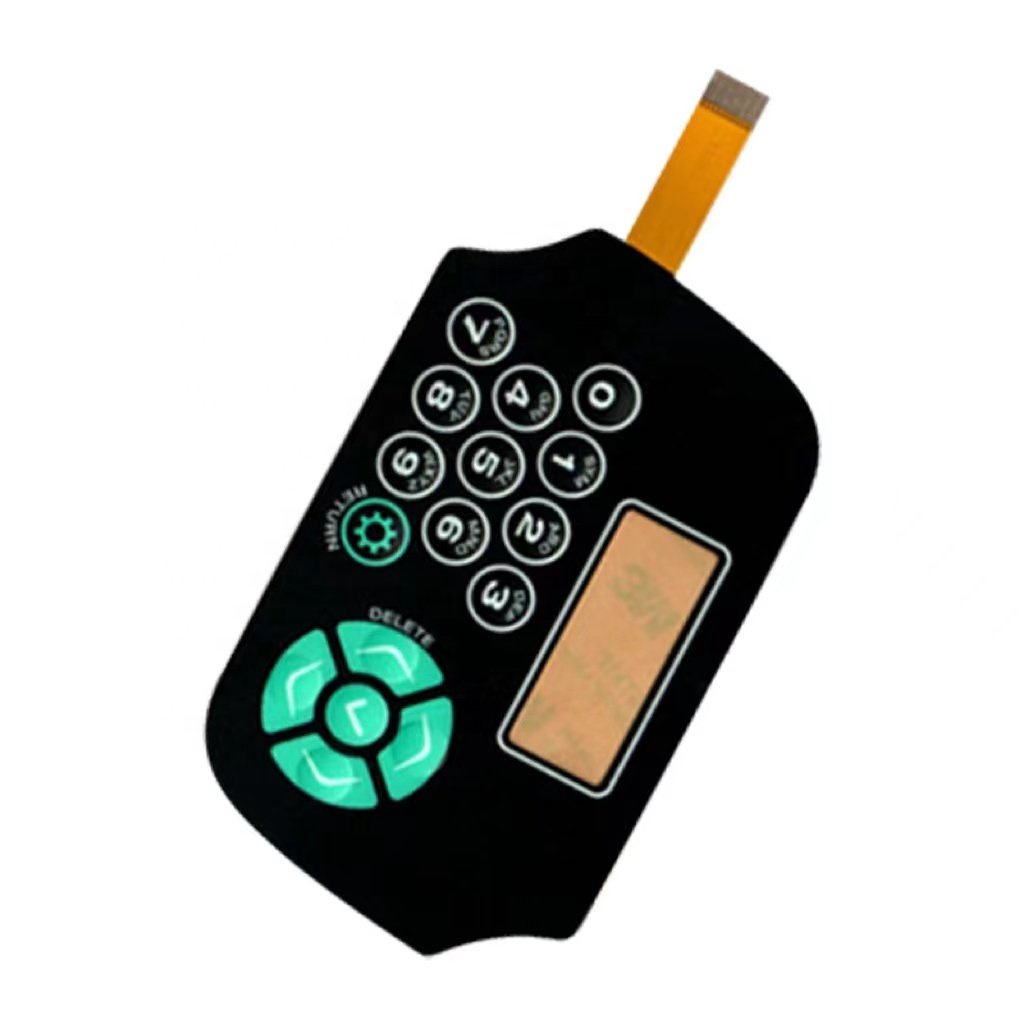 Customized membrane switch Keypads & non-tactile push button keys keyboard for controller