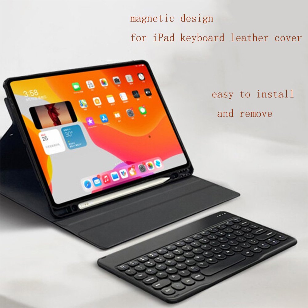 10.8 Pro 11 12.9 pro 10.5 I pad Air 4 Touchpad Tablet Case Blue tooth Keyboard Leather Cover For iPad