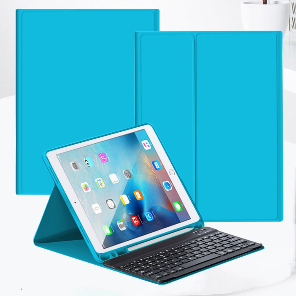 10.8 Pro 11 12.9 pro 10.5 I pad Air 4 Touchpad Tablet Case Blue tooth Keyboard Leather Cover For iPad