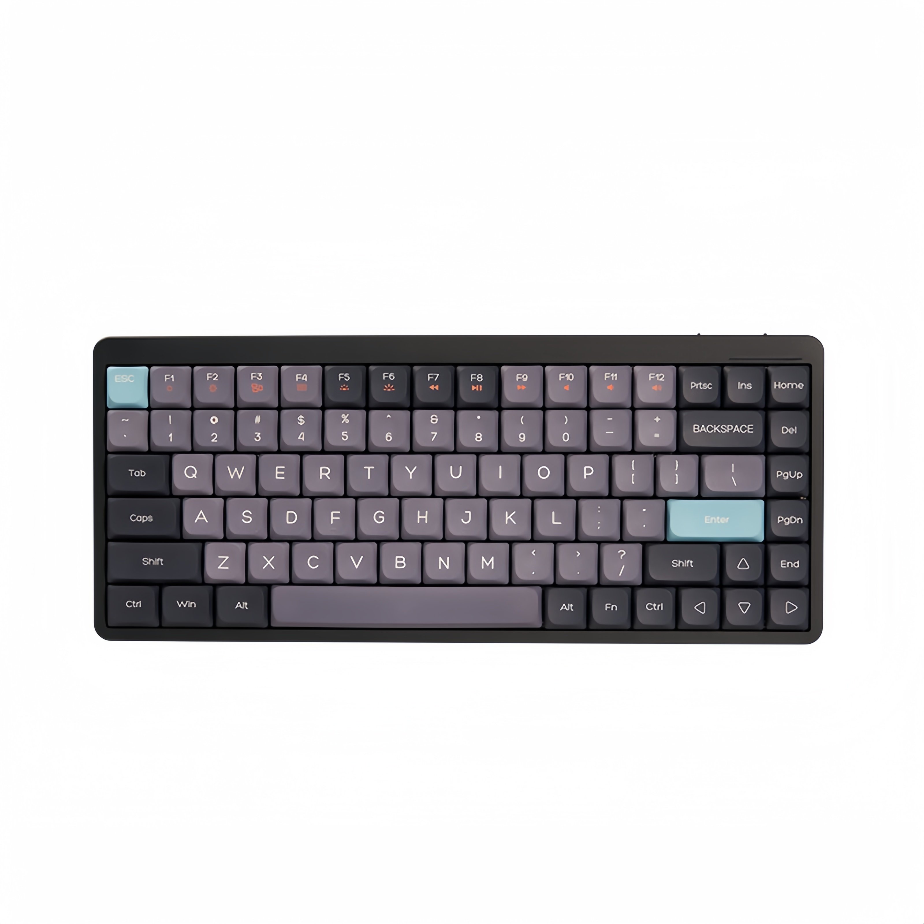 New Customize 84 Keys Tri Mode BT 2.4G Wired Outemu Switch Utra Slim Thin Low Switch Mechanical Wireless Keyboard