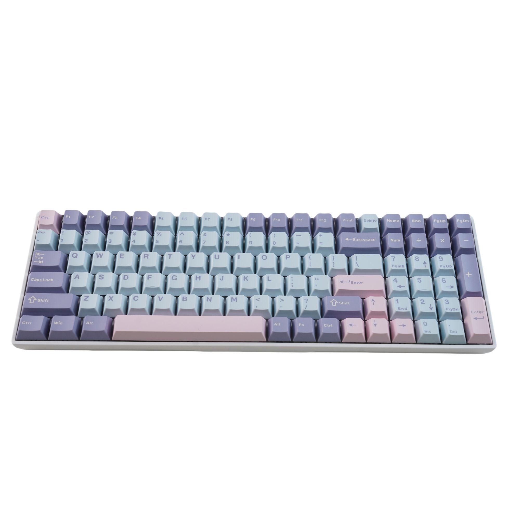 96% Wireless Mechanical Keyboard BT5.0/2.4GHz/USB-C Hot Swappable Custom Keyboard Brown Switches LED Backlit Gaming Keyboard