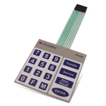 Customized Touch Membrane Switch Keypad Overlay Button Panel Membrane Keyboard Controller