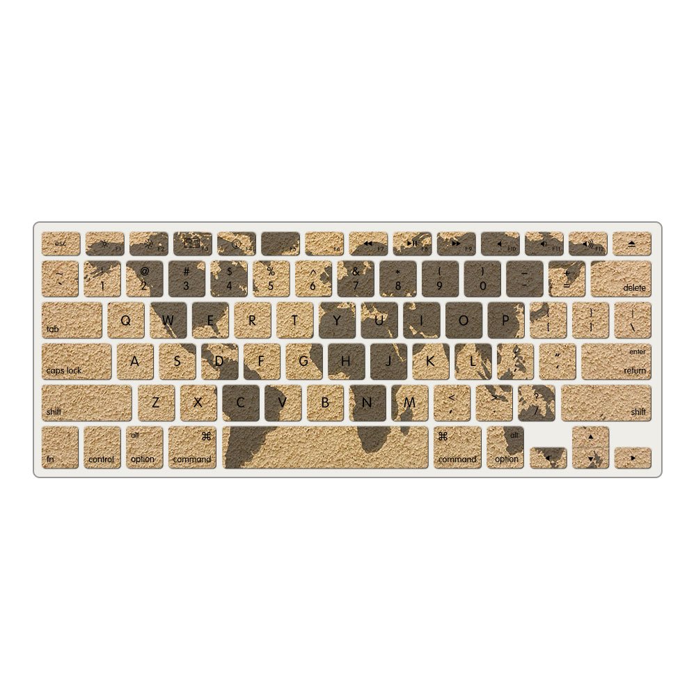Custom factory sales waterproof Dust EU UK english letter Silicone keyboard skin cover film For macbook