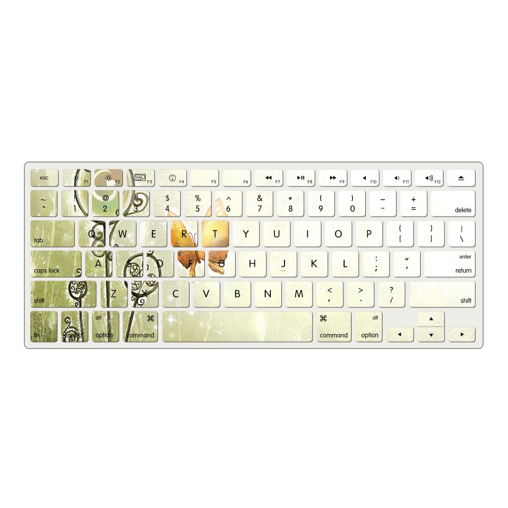 Custom factory sales waterproof Dust EU UK english letter Silicone keyboard skin cover film For macbook