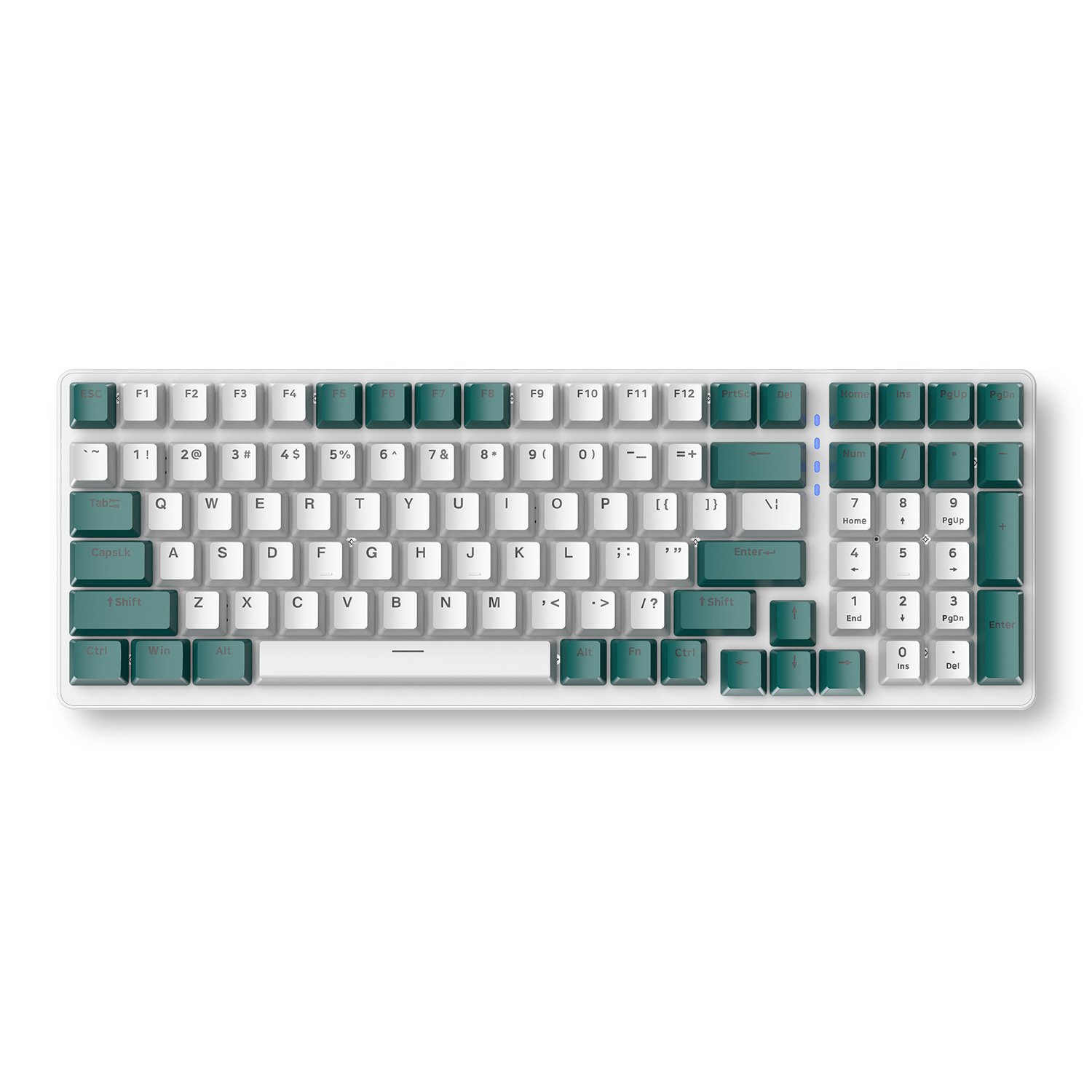 WholesaleTeclado Backlight Gaming Mechanical Keyboard New Product Gamers Programmers Compatible Laptop Computer English Color