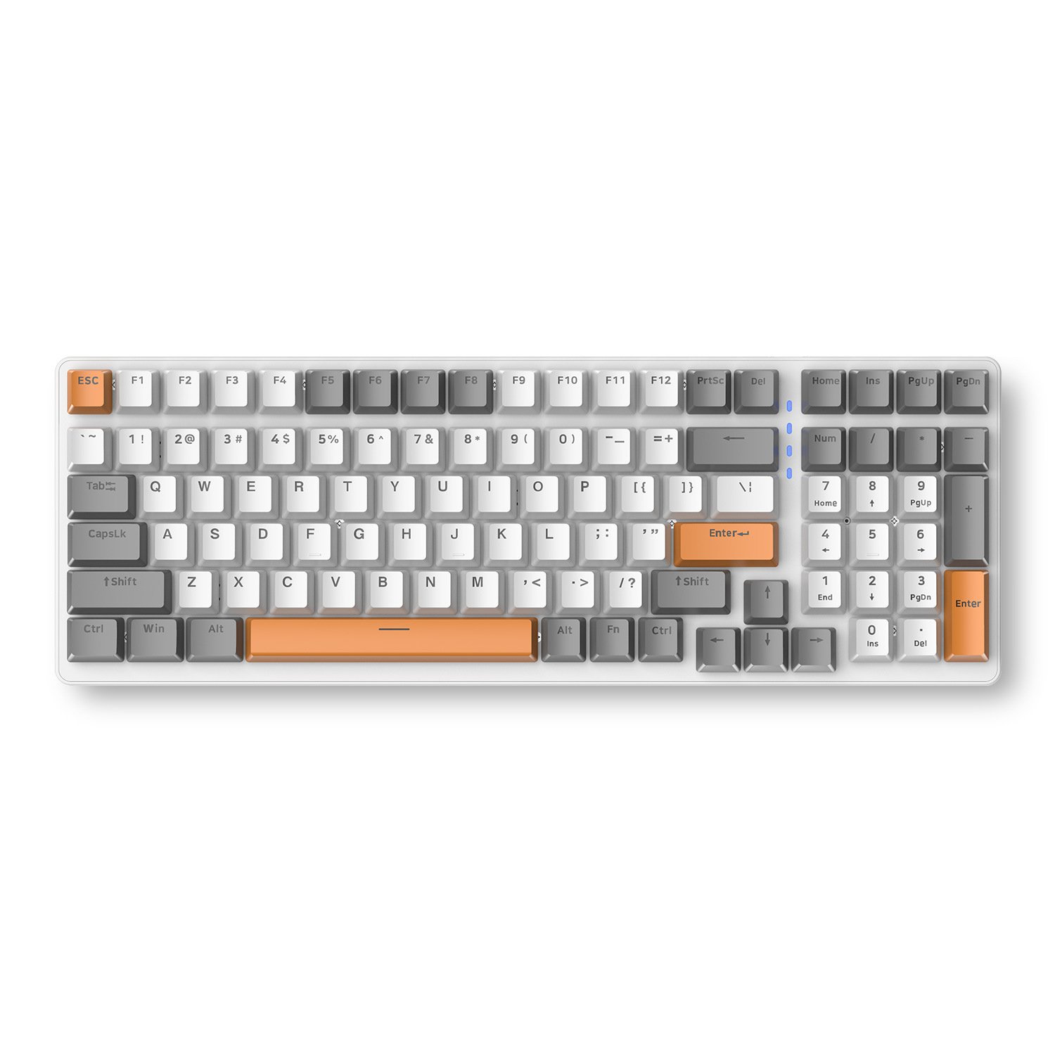 WholesaleTeclado Backlight Gaming Mechanical Keyboard New Product Gamers Programmers Compatible Laptop Computer English Color