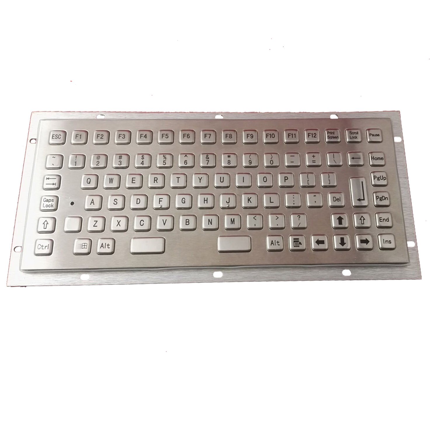 IP65 industry control Rugged USB PS/2 Keyboard Stainless Steel Metal keyboard factory direct service trackball touchpad keypad