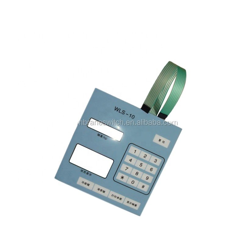 customized outdoor led display membrane rubber panel switch keypad