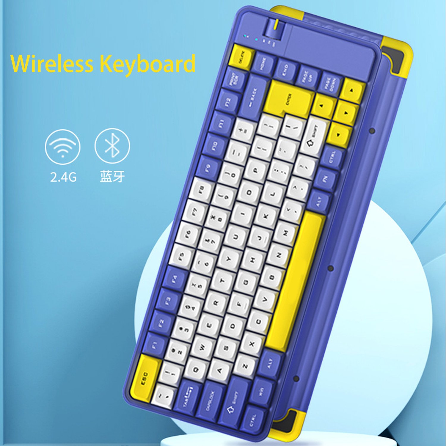 87 Keys Red Switch Wired Compact PC computer Hot-swappable RGB Gaming Mechanical Keyboard for Computer/Laptop