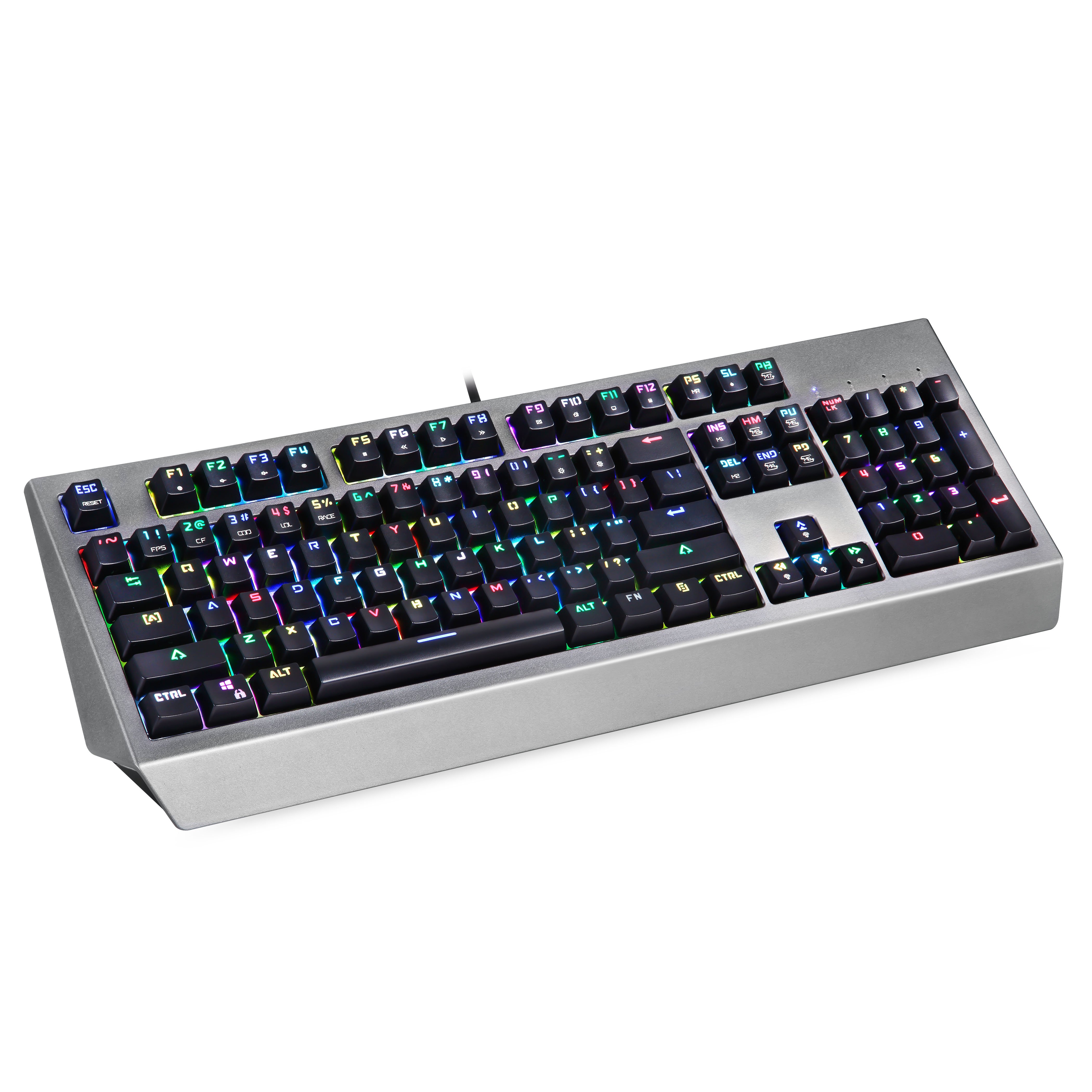 Original MOTOSPEED CK99 Gaming Mechanical Keyboard Cherry Red Switch 104 Key RGB Backlight USB Wired Keyboard For Computer Gamer
