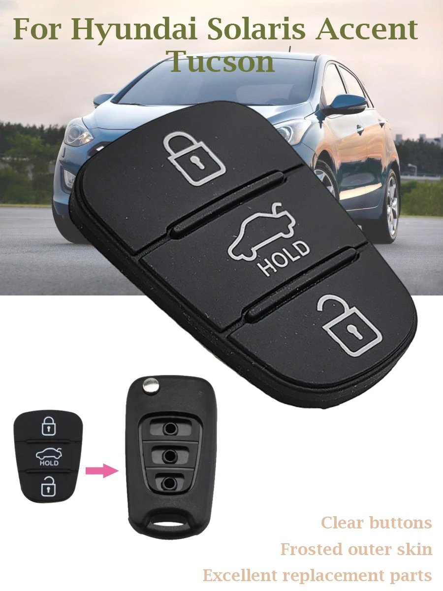 For Hyundai I10/I20/I30/IX35 Car Key Shell Cover Full Silicone Key Cover Case with Protection Shell for Vehicle Keys