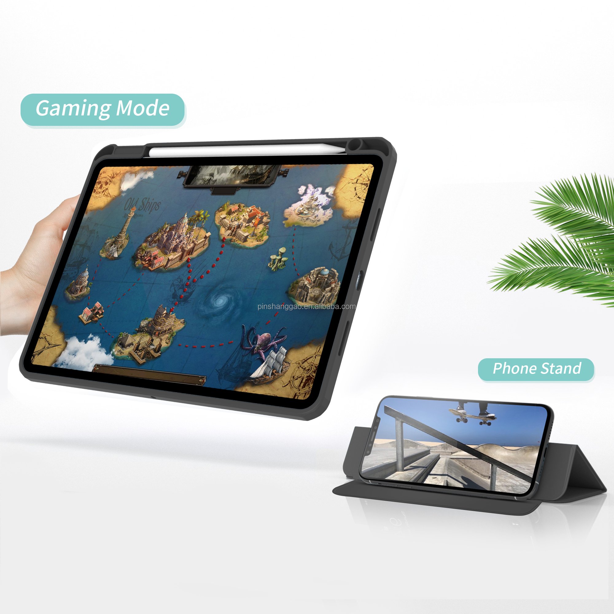 For Apple iPad 7th Gen 10.2 Inch 2019 Released With pencil holder