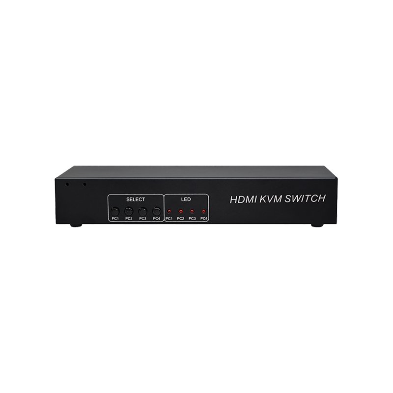 4K@60Hz 4 Port HDMI KVM Switcher 4 input 1 output 4x1 HDMI 2.0 Switch With USB2.0 HUB