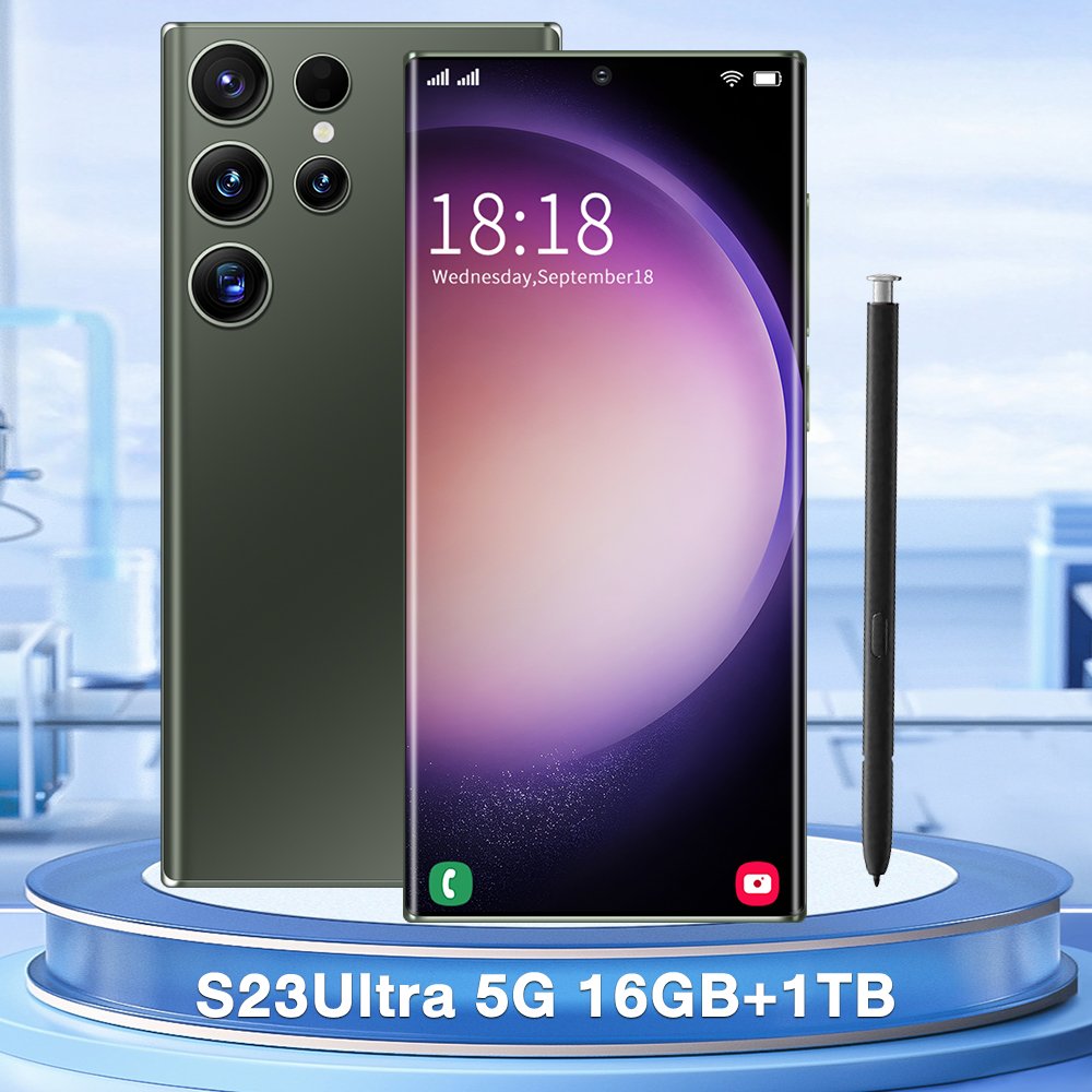 Factory Price S23 Ultra Phone 5g Smartphone Android 13.0 Mobile Phones Hot New 1tb Android 6.8 Inch 16gb + Hd Oled