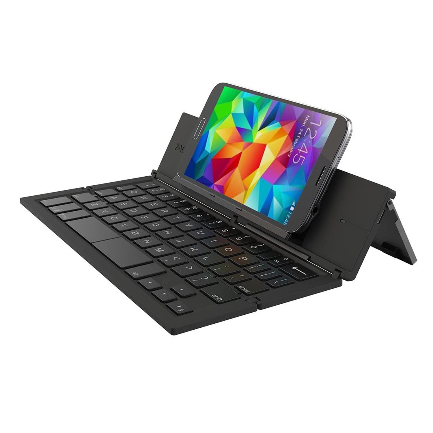 Custom Gift Slim Mini Pocket Size Rechargeable Wireless Bluetooths Foldable Folding keyboard for phone
