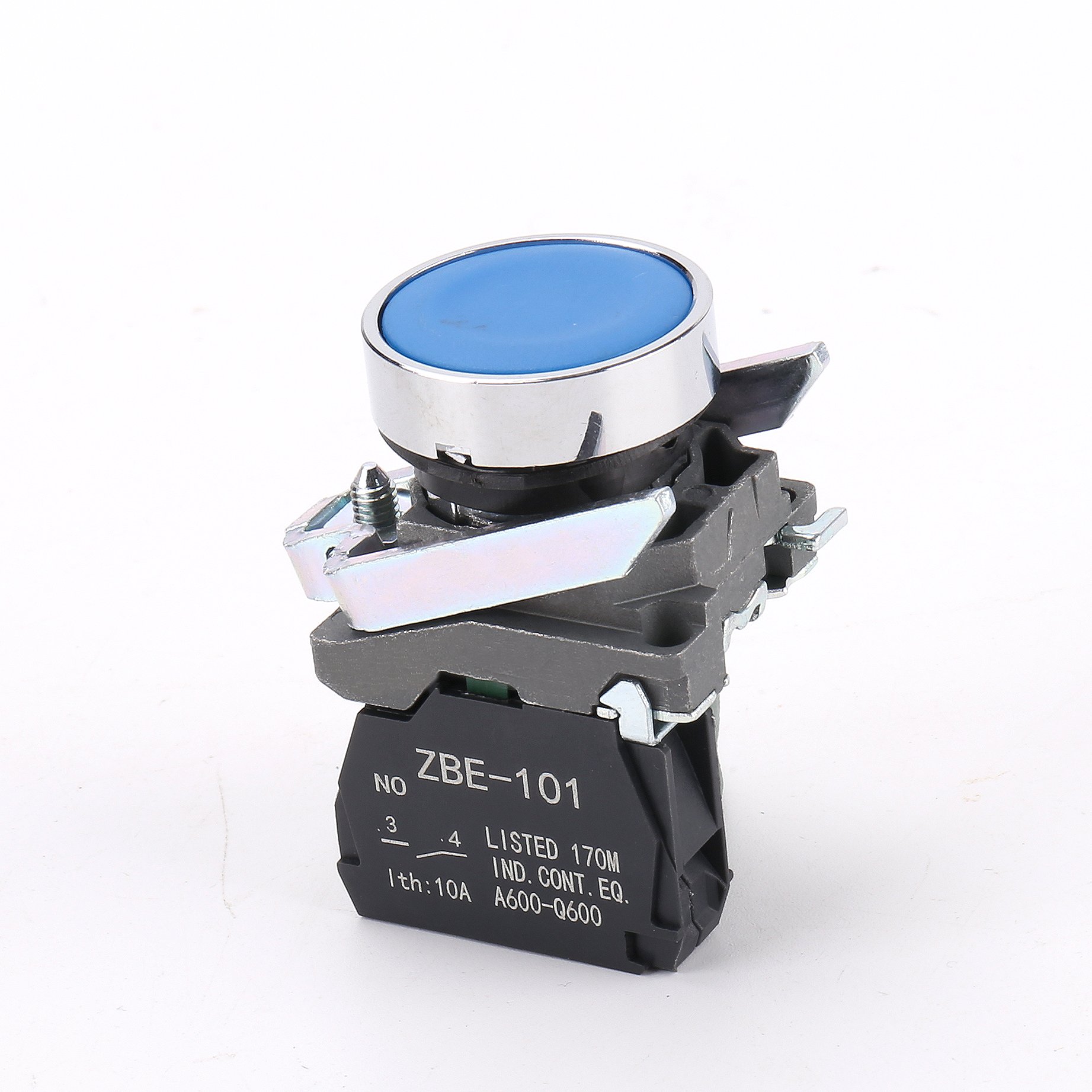 ABEI XB4-BA31 22mm 1NO NO NC momentary switch green ZBE-101 IP65 waterproof push button switches