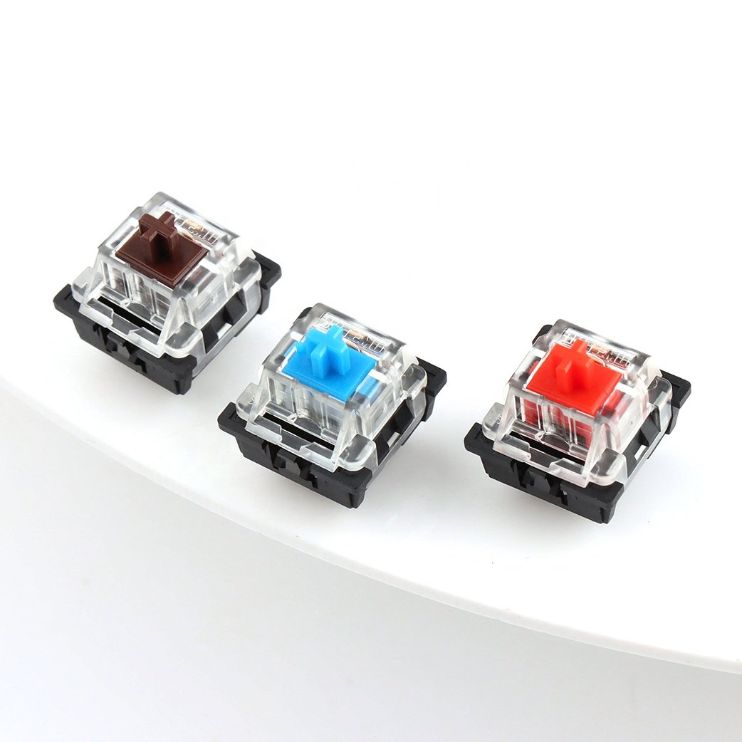 keyboard switches mechanical 2 pin blue red brown tact RGB Slient tactile mechanical keyboard switch for gaming keyboard