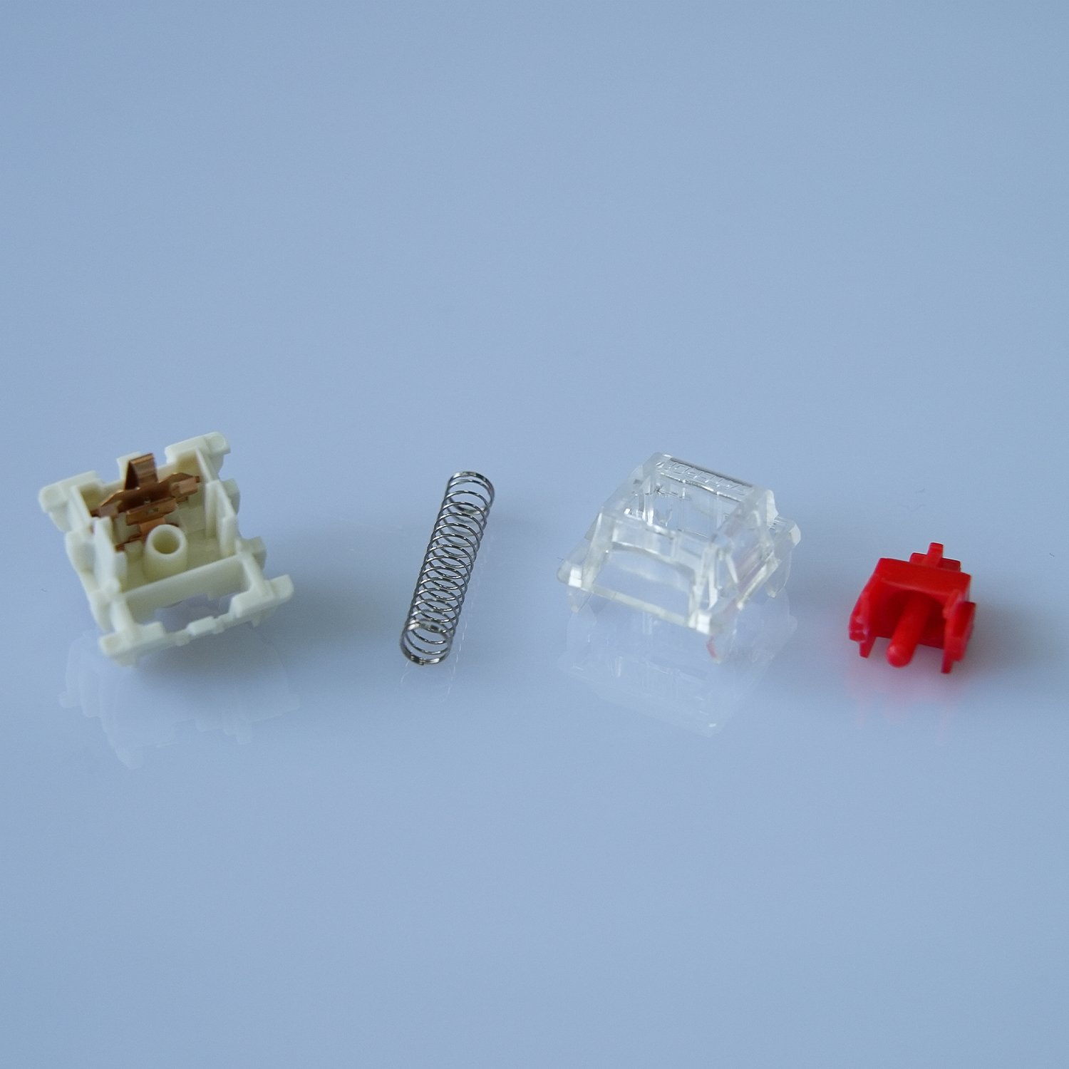 Gateron Jupiter Switch Red 5 pin Prelubed Linear 45gf Single-stage RGB DIY hot swap gaming mechanical keyboard switch