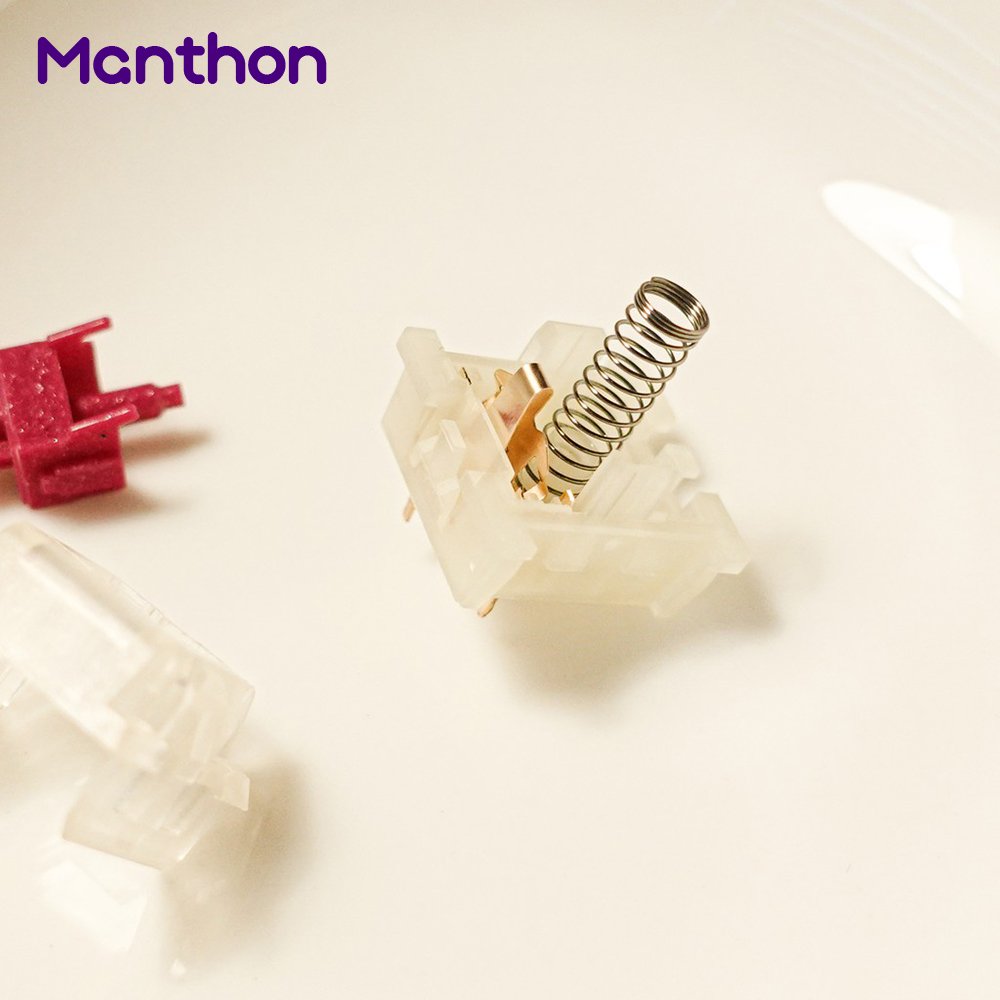 KTT Content Red Wine SMD LED 3 pin Linear Mechanical Keyboard Switches