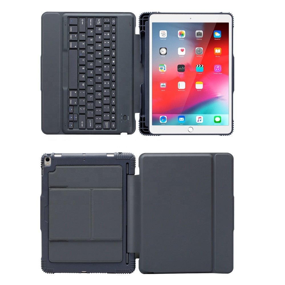 High quality Universal 10.5 10.2 inch wireless keyboard tablet cover shockproof rugged case