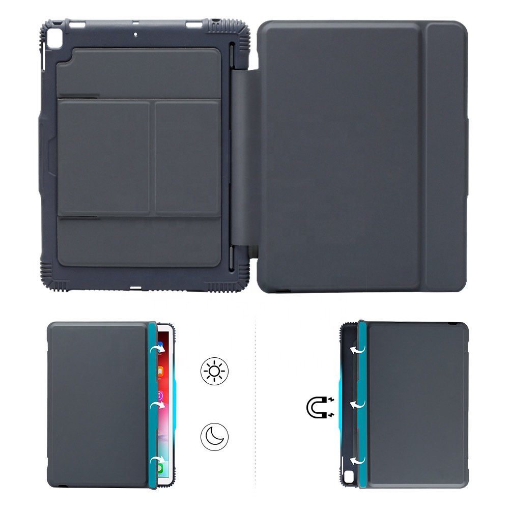 High quality Universal 10.5 10.2 inch wireless keyboard tablet cover shockproof rugged case