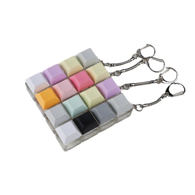 Keychain Switch Tester Keyboard Gateron Colors Razer Cherry Profile Transparent Keycap keychain custom logo print keycap design