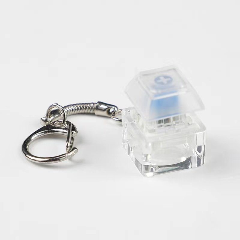 Keychain Switch Tester Keyboard Gateron Colors Razer Cherry Profile Transparent Keycap keychain custom logo print keycap design