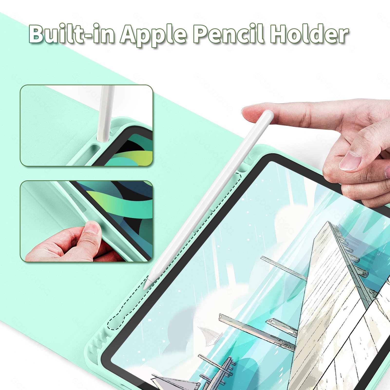 Keyboard Case For iPad Pro 11 2020 Magnetic Case For iPad Air 4 10.2 for iPad Shockproof Protection Cover With Pencil Holder